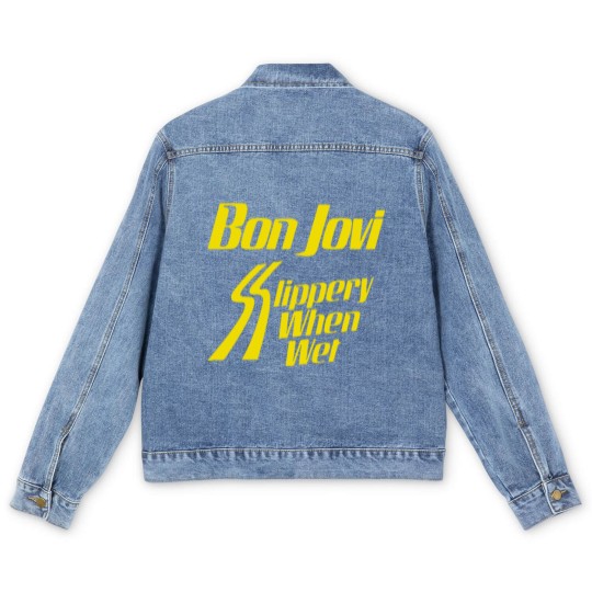 Discover Bonjovi Bon Jovi Bon Jovi Bon Men's Denim Jackets