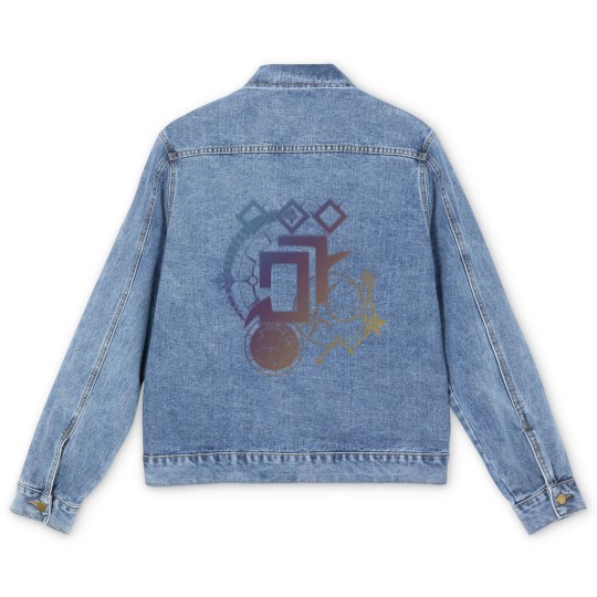 Discover FFXIV Astrologian Job Symbol [FF Style] Men's Denim Jackets
