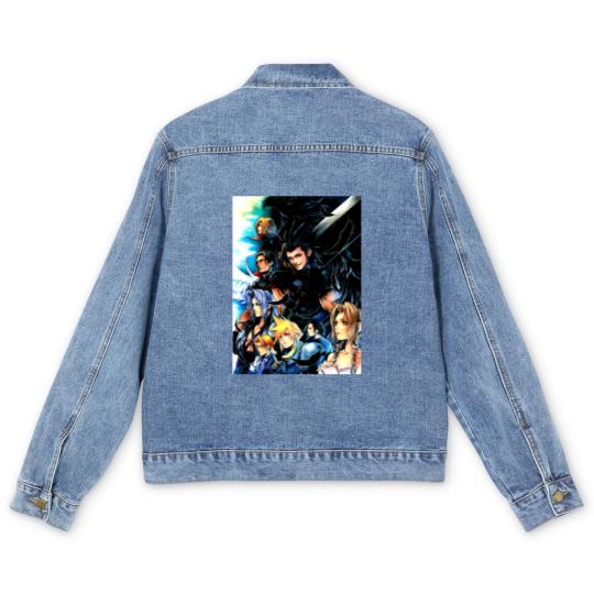 Discover Final Fantasy VII Crisis Core Men's Denim Jackets