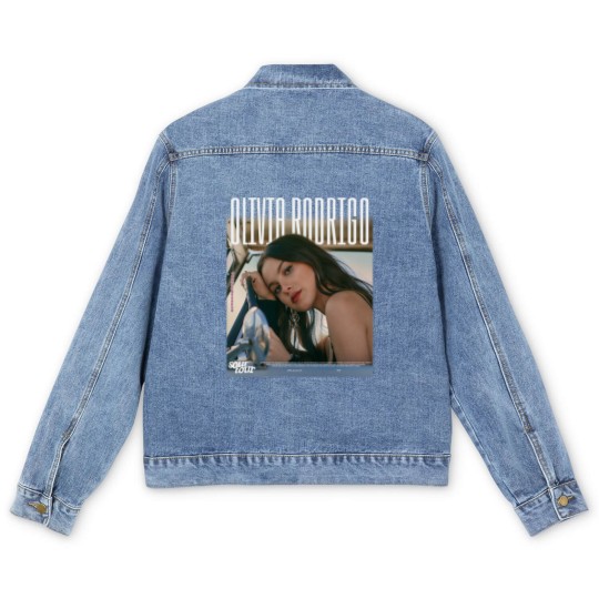 Discover Meet Olivia Rodrigo Sour Tour Men's Denim Jackets, Olivia Rodrigo Men's Denim Jackets