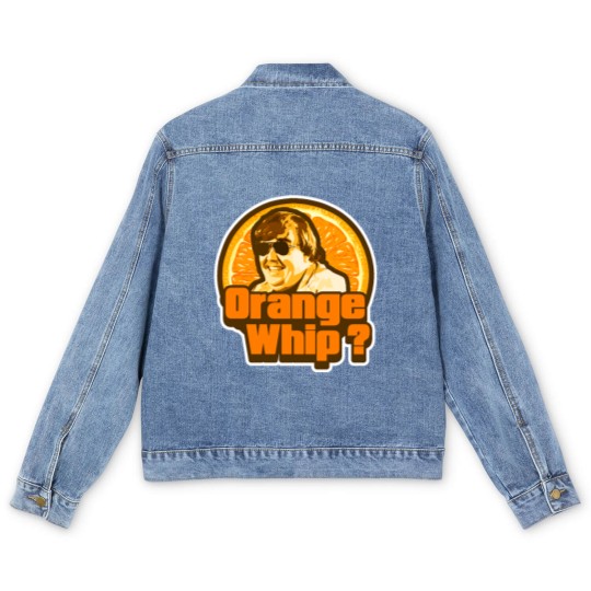 Discover Orange Whip Men's Denim Jackets