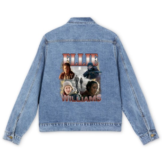 Discover Ellie Williams Men's Denim Jackets, Bella Ramsey TLOU Men's Denim Jackets, Joel and Ellie TLOU Men's Denim Jackets, Narco Pedro Pascal Fans