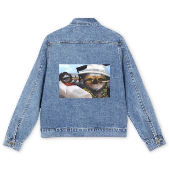 Discover Fear and Loathing in Sloth Vegas Men's Denim Jackets