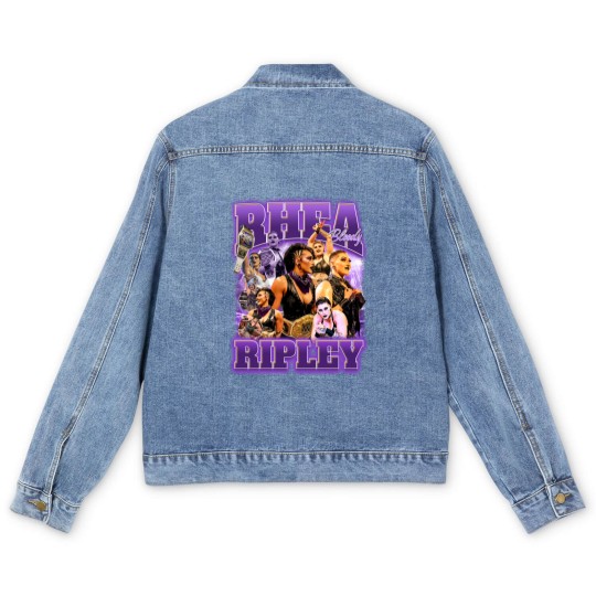 Discover Rhea Ripley Wrestling Entertainment Men's Denim Jackets