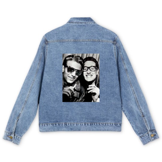 Discover Waylonn Jennings and Buddy Holly 1958 Men's Denim Jackets