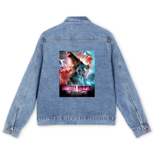 Discover god zilla X Kong The New Empire Men's Denim Jackets