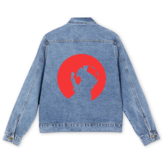 Discover League of Legends Twisted Fate Round Men's Denim Jackets