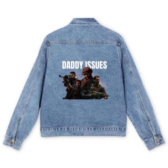 Discover Captain Price Daddy Issues Call of Duty Men's Denim Jackets