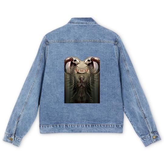 Discover Tool Men's Denim Jackets - Metal Music Men's Denim Jackets - Fear Inoculum