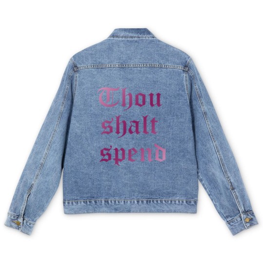 Discover Thou Shalt Spend As worn by Ashley Tisdale Men's Denim Jackets