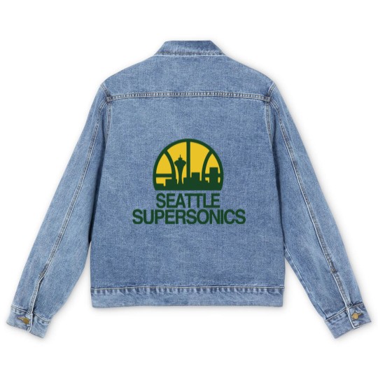 Discover Supersonics Seattle Men's Denim Jackets