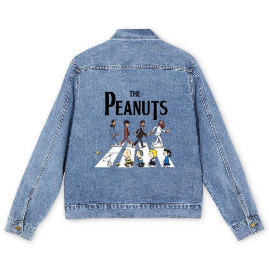 Discover The peanut walking Abbey Road Men's Denim Jackets Men's Denim Jackets