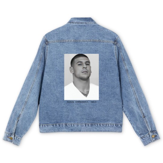 Discover Aaron Hernandez, 2013 Mugshot Men's Denim Jackets