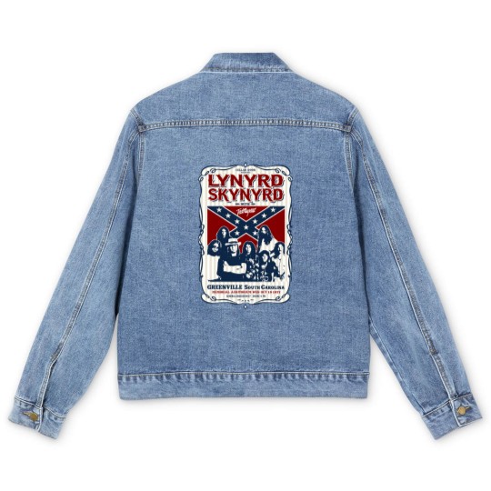 Discover Lynyrd Skynyrd 1977 Tour Men's Denim Jackets Men's Denim Jackets