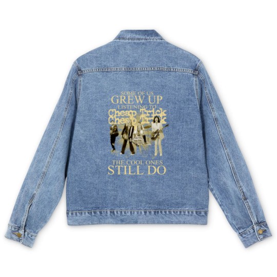 Discover Vintage  Trick Men's Denim Jackets,  Trick The Cool Ones Still Do Men's Denim Jackets