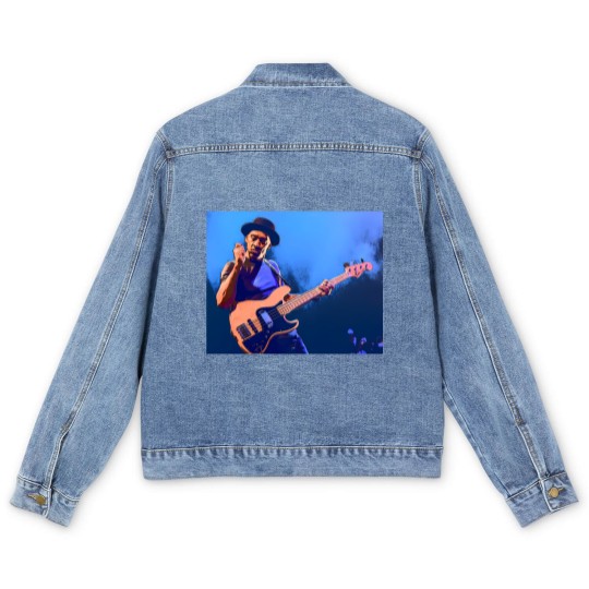 Discover Marcus Miller Bassist Men's Denim Jackets