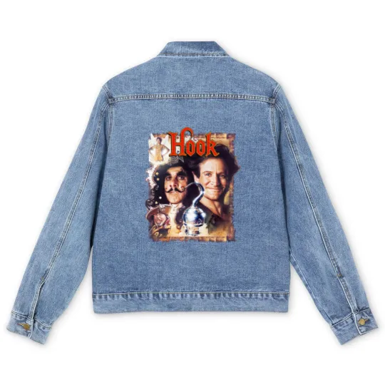 Discover hook 1991 Men's Denim Jackets Robin Williams