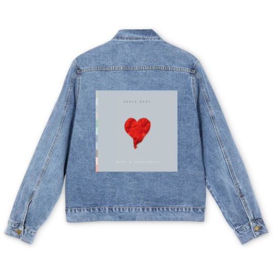 Discover Kanye West Men's Denim Jackets - 808s & Heartbreak Unisex Men's Denim Jackets