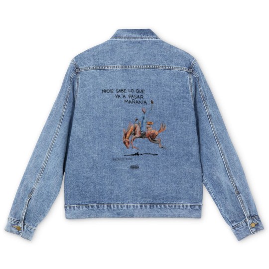 Discover Bad Bunny Nobody knows what A Album 2023 Men's Denim Jackets Gift Fans Music will happen