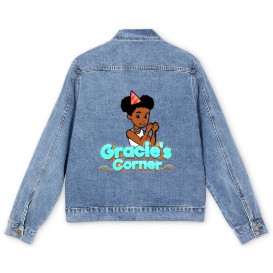 Discover Gracies Family Corner Cute Phonic_s Song Men's Denim Jackets