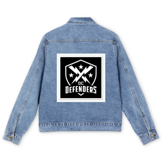 Discover dc defenders black dark Men's Denim Jackets