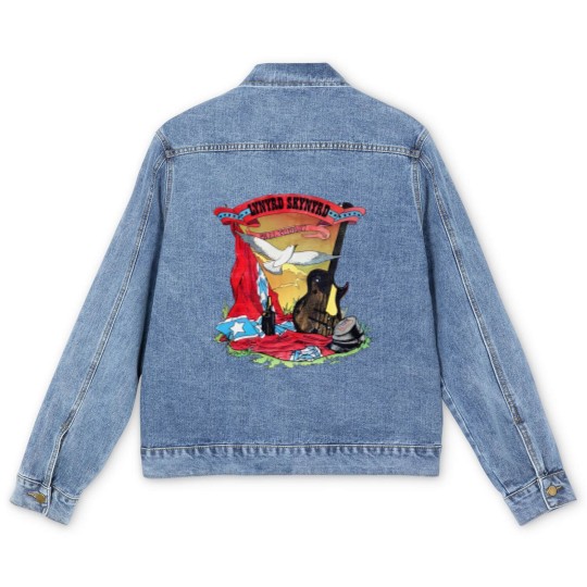 Discover Lynyrd Skynyrd Fall 1977 Tour Men's Denim Jackets