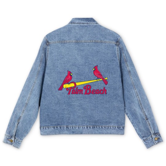 Discover Flaying with Palm Beach Cardinal Team 2 Men's Denim Jackets
