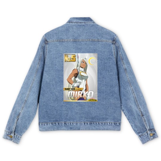 Discover Hero Mirko From Bnha Men's Denim Jackets