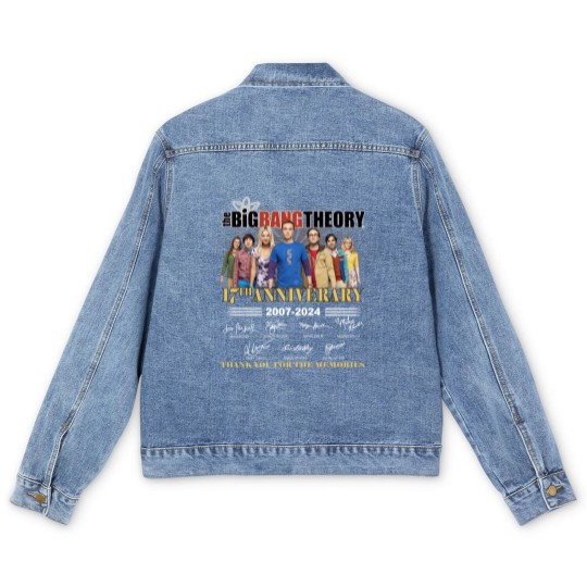 Discover The Big Bang Theory Men's Denim Jackets | The Big Bang Anniversary Men's Denim Jackets