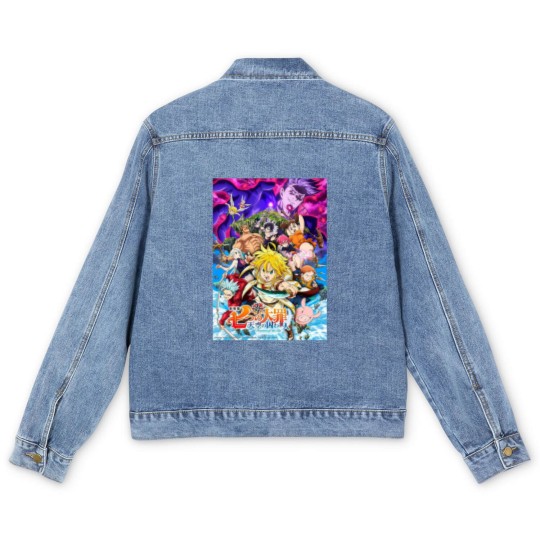 Discover Seven Deadly Sin Cover Men's Denim Jackets