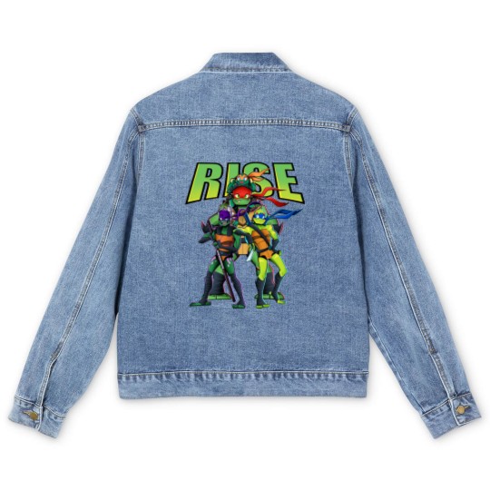 Discover Rise of the Teenage Mutant Ninja Turtles! Men's Denim Jackets