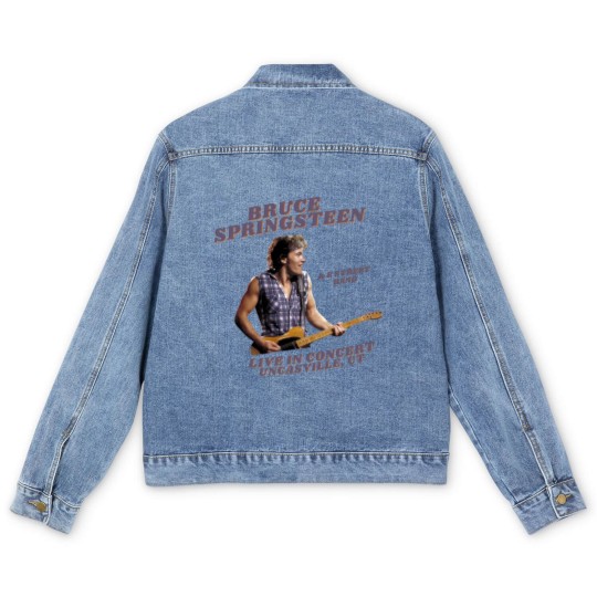 Discover Bruce Springsteen Uncasville Men's Denim Jackets, Bruce Springsteen