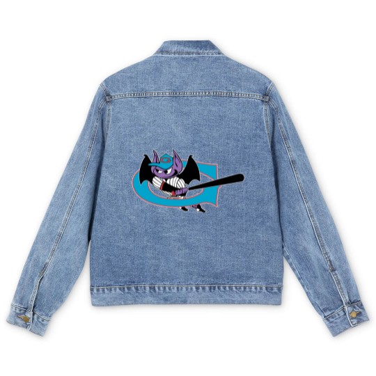 Discover Game of Greensboro Bats Baseball Men's Denim Jackets