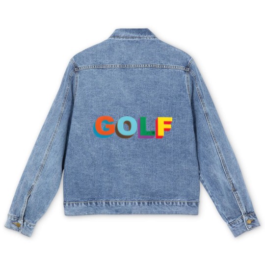 Discover Multi color 3D Golf Wang Men's Denim Jackets