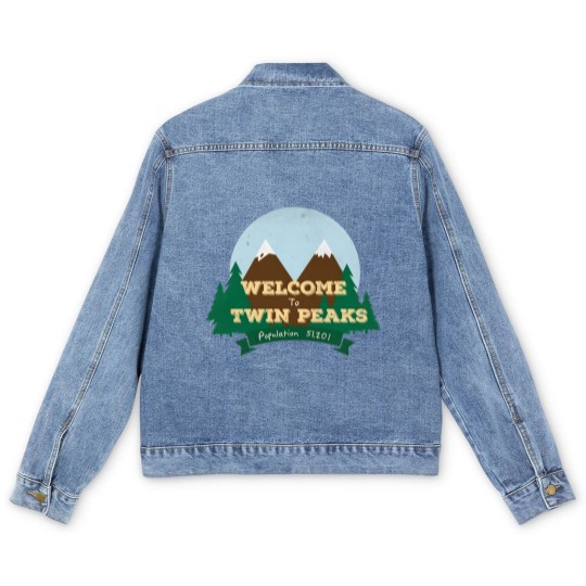 Discover Welcome To Twin Peaks Men's Denim Jackets