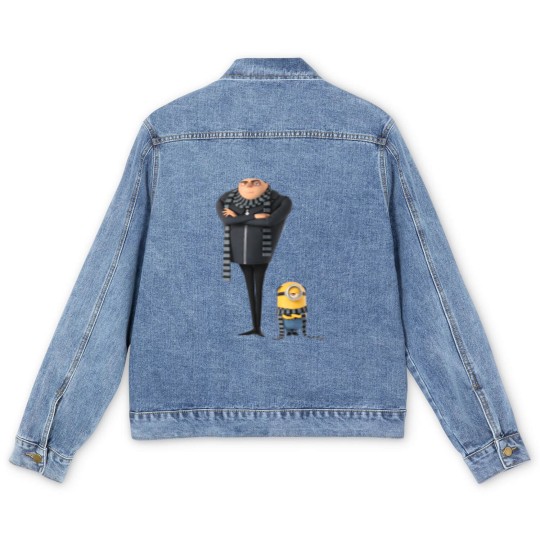 Discover Gru and Gru's Minion Men's Denim Jackets