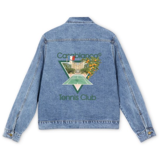 Discover Vintage Casablanca Tennis Club Men's Denim Jackets