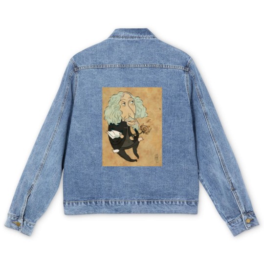 Discover El Caballero de Paris, Heyder Luis Reyes, Backroom Art Men's Denim Jackets