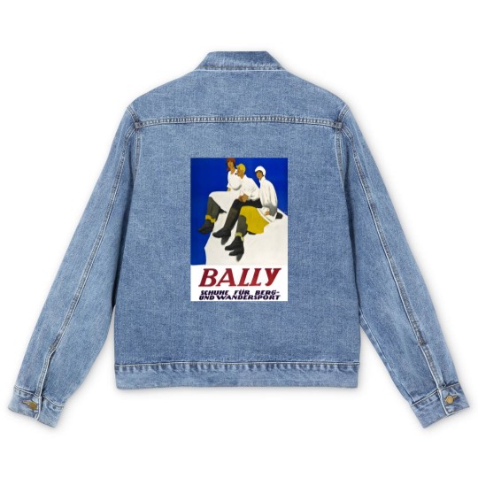 Discover Bally Shoes, Poster Men's Denim Jackets