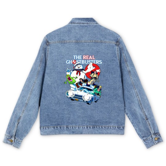 Discover Ghostbusters 80s Vintage Men's Denim Jackets, Ghostbusters Men's Denim Jackets
