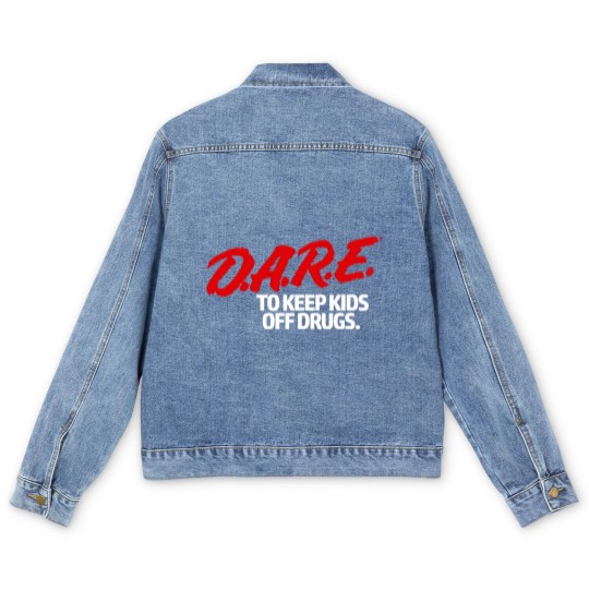 Discover Dare  - DARE Dare Vintage 90s Logo Men's Denim Jackets