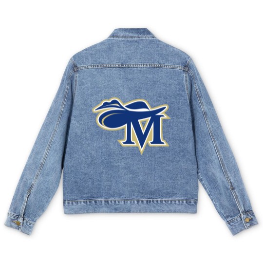 Discover Montreat College Cavaliers Logo Men's Denim Jackets