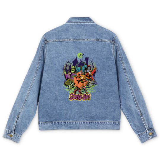 Discover Scooby Do  and Shaggy Chased Men's Denim Jackets
