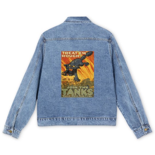Discover WW1 Propaganda - US Military Vintage Men's Denim Jackets