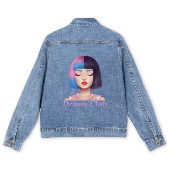 Discover Music Men's Denim Jackets, Music Lover Men's Denim Jackets, Melanie Martinez