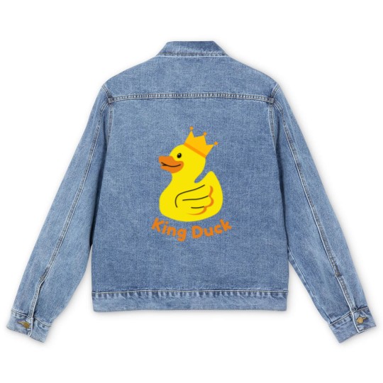 Discover King Duck - King Rubber Duck Men's Denim Jackets