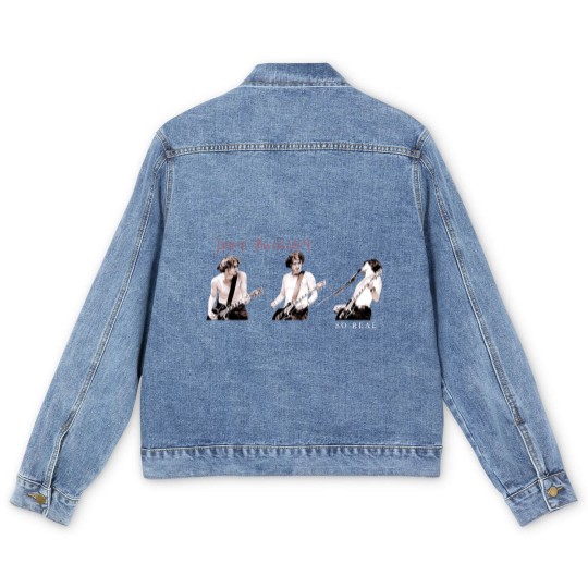 Discover 1994 Jeff Buckley So Real Unisex Black Men's Denim Jackets, 90s Jeff Buckley Concert, Jeff Buckley Men's Denim Jackets