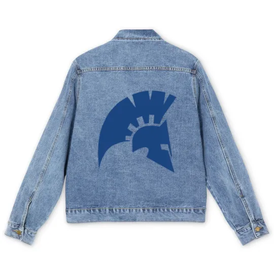 Discover Tacoma Community College Titans logo Men's Denim Jackets