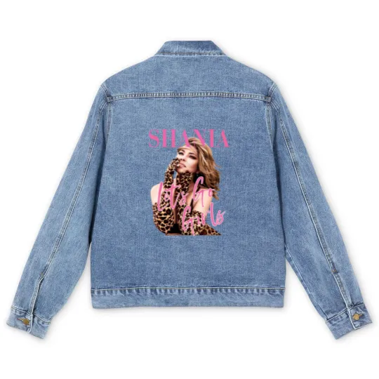 Discover Shania Twain Let's Go Girls Graphic Men's Denim Jackets