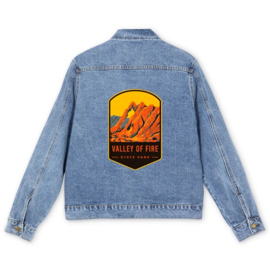 Discover Valley Of Fire State Park Men's Denim Jackets